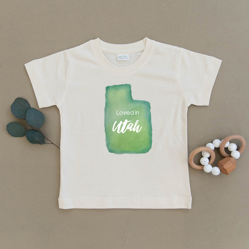 Loved in Utah Organic Toddler Tee