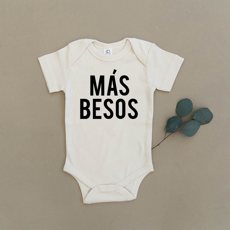 Mas Besos, More Kisses, Organic Baby Onesie®