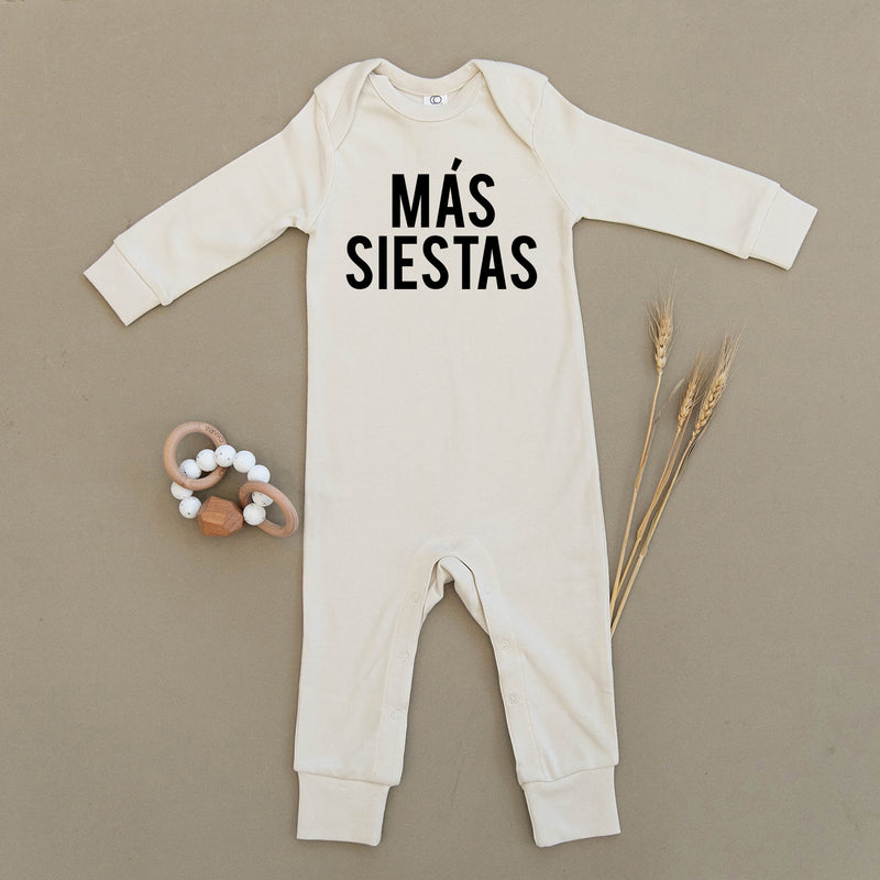 Mas Siestas, More Naps, Organic Baby Playsuit