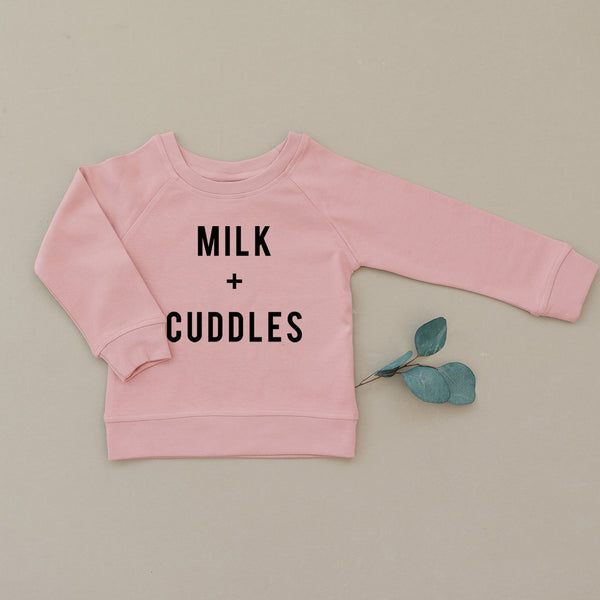 Milk & Cuddles Organic Baby & Toddler Mauve Pullover