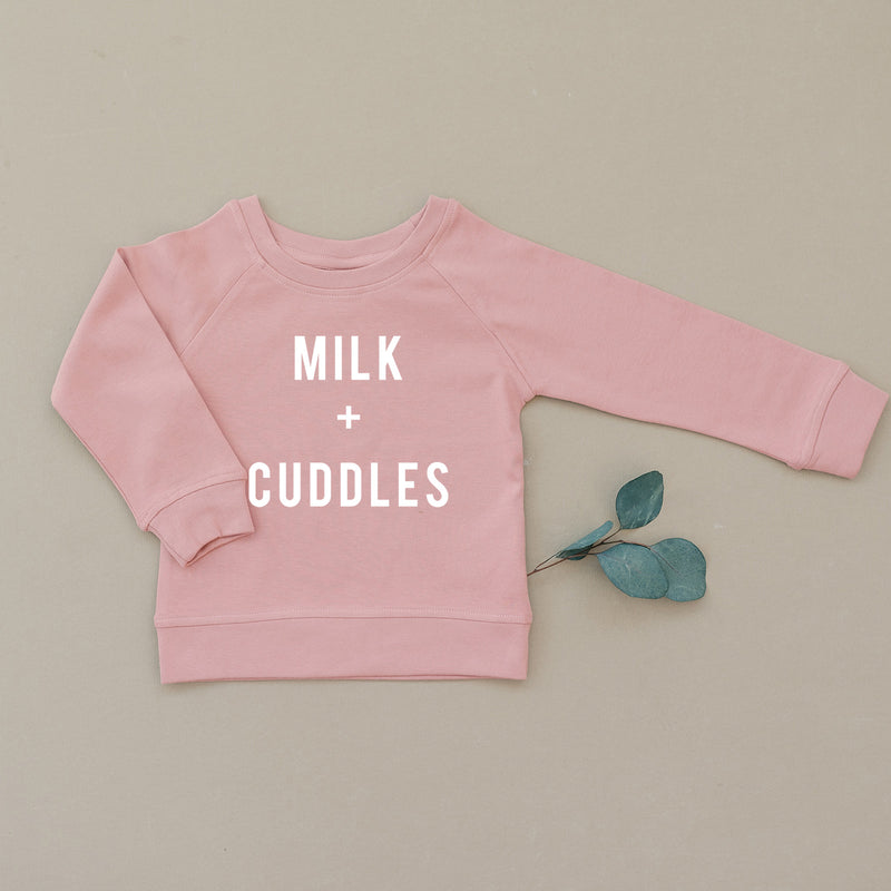Milk & Cuddles Organic Baby & Toddler Mauve Pullover