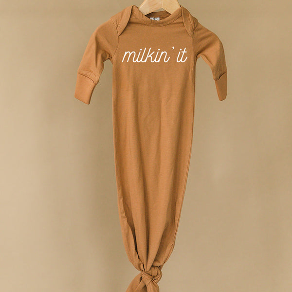 Milkin' It Organic Infant Gown