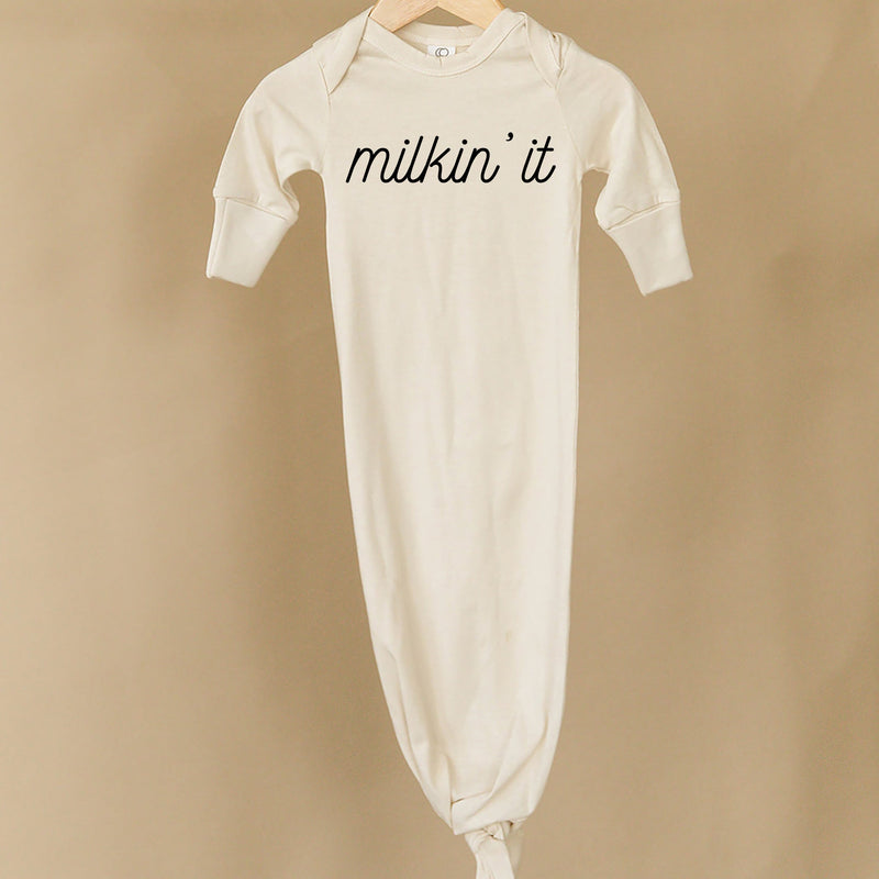 Milkin' It Organic Infant Gown