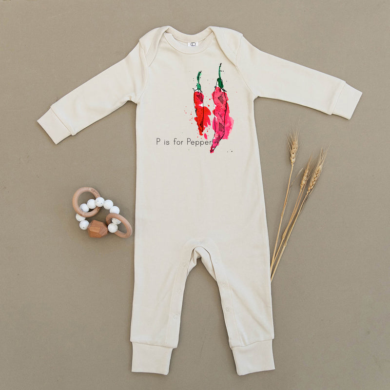 P is for Pepper Organic Baby Playsuit