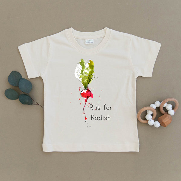 R is for Radish Organic Toddler Tee