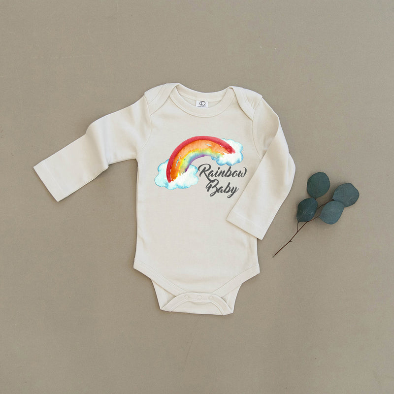 Rainbow Baby Lucky Charm Organic Baby Onesie®