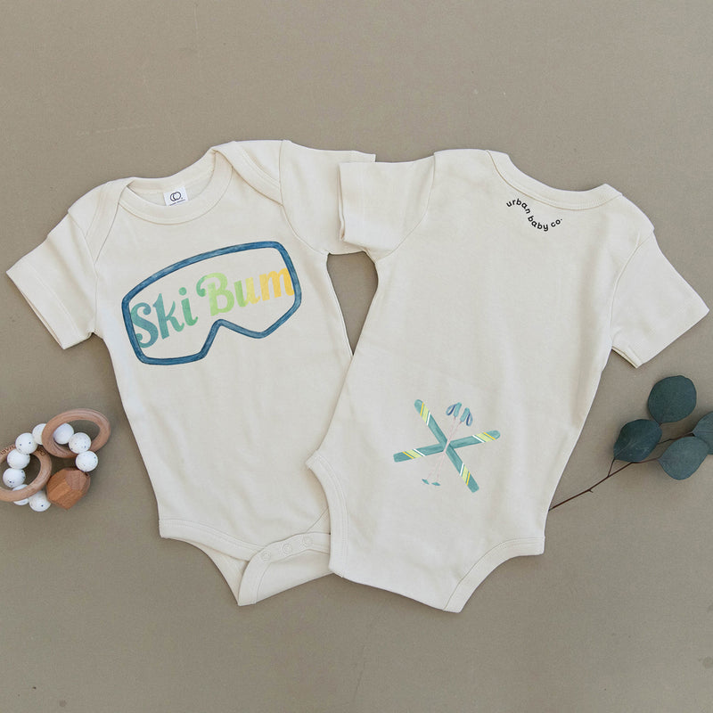 Ski Bum Organic Baby Onesie® – Urban Baby