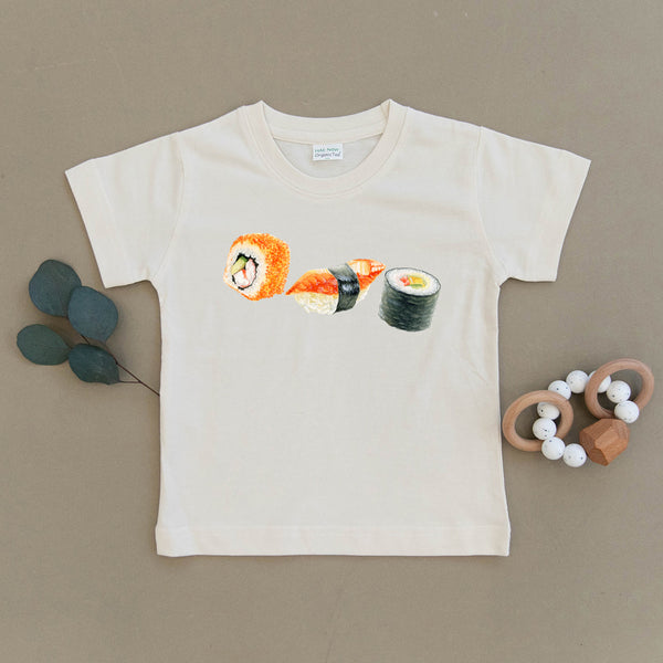 Sushi Rolls on Rolls on Rolls Organic Toddler Tee