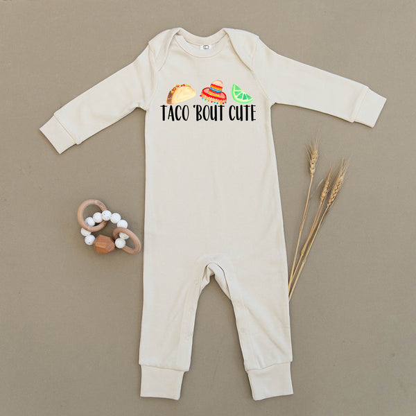 Taco 'Bout Cute Organic Baby Playsuit