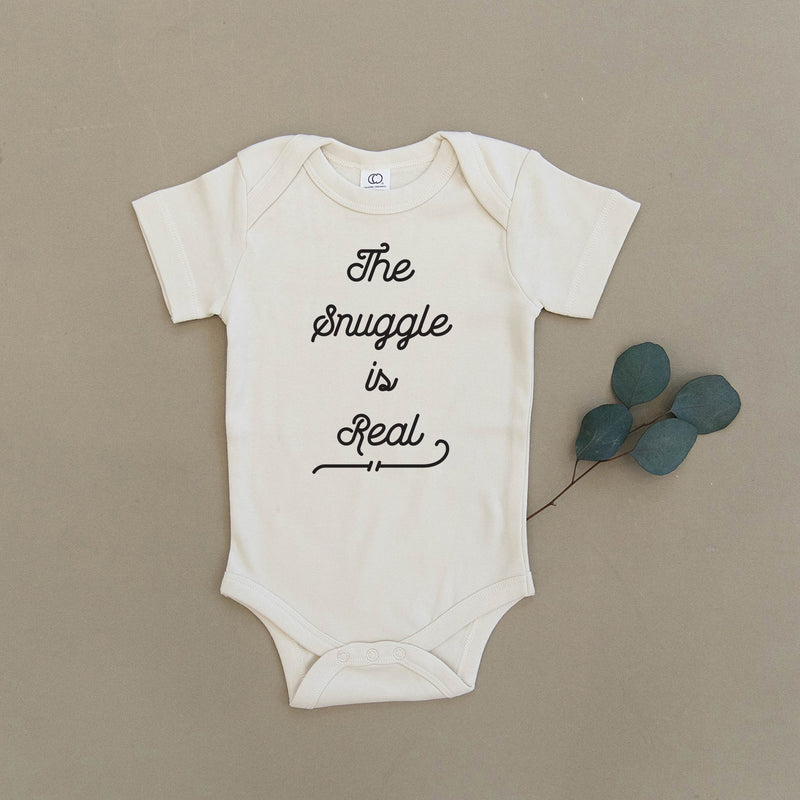 The Snuggle is Real Organic Baby Onesie®
