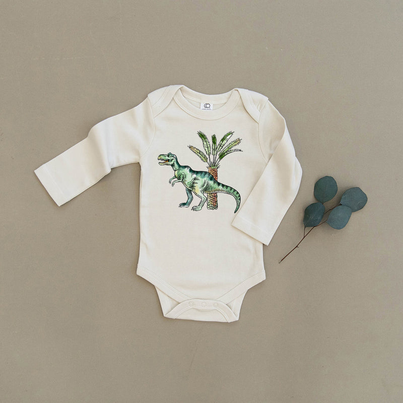 T-Rex Dinosaur Organic Baby Onesie®